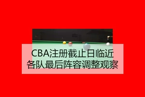 CBA注册截止日临近 各队最后阵容调整观察